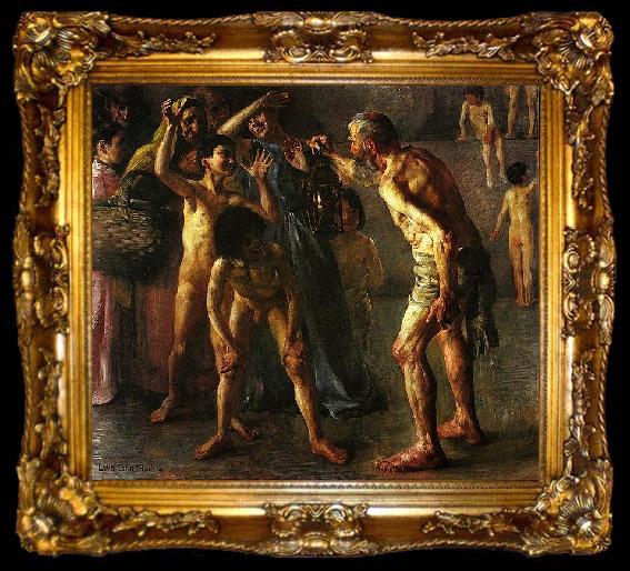 framed  Lovis Corinth Diogenes, ta009-2